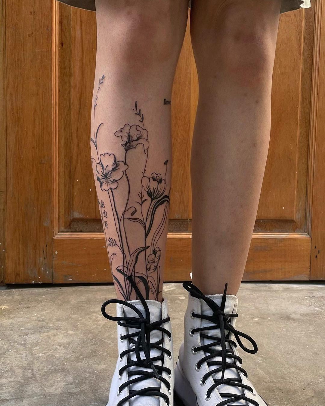 tattoo on leg