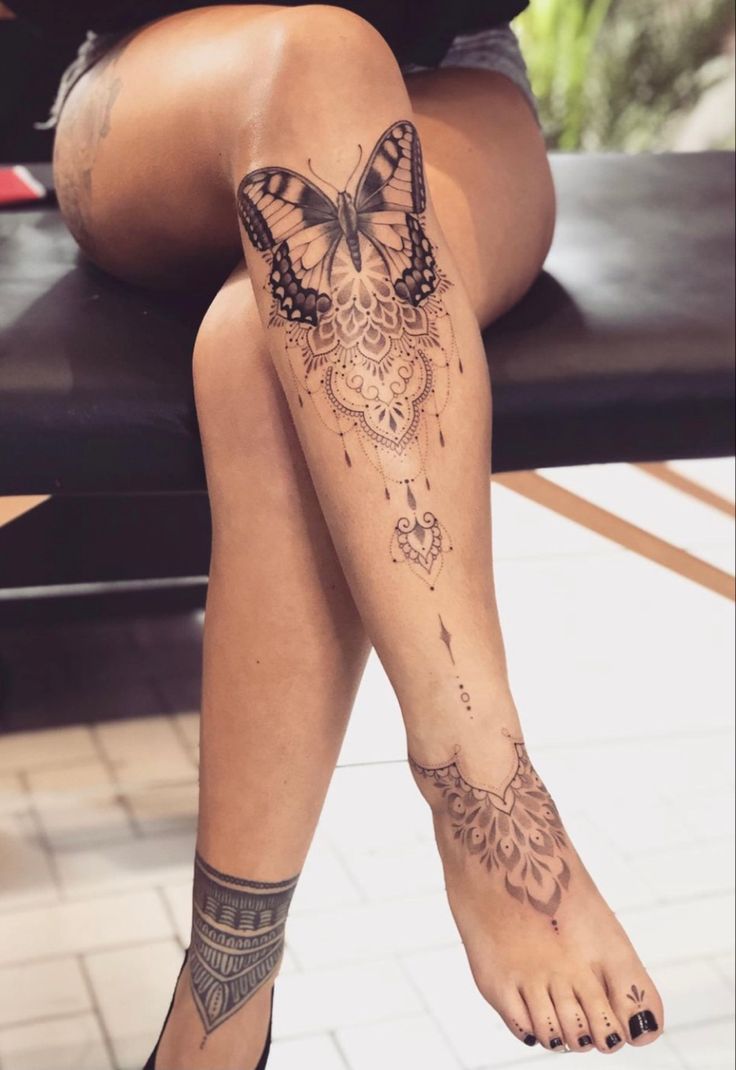 Inked Beauties: The Allure of Leg Tattoos for Women