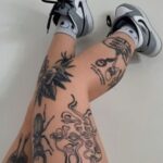 tattoo on leg