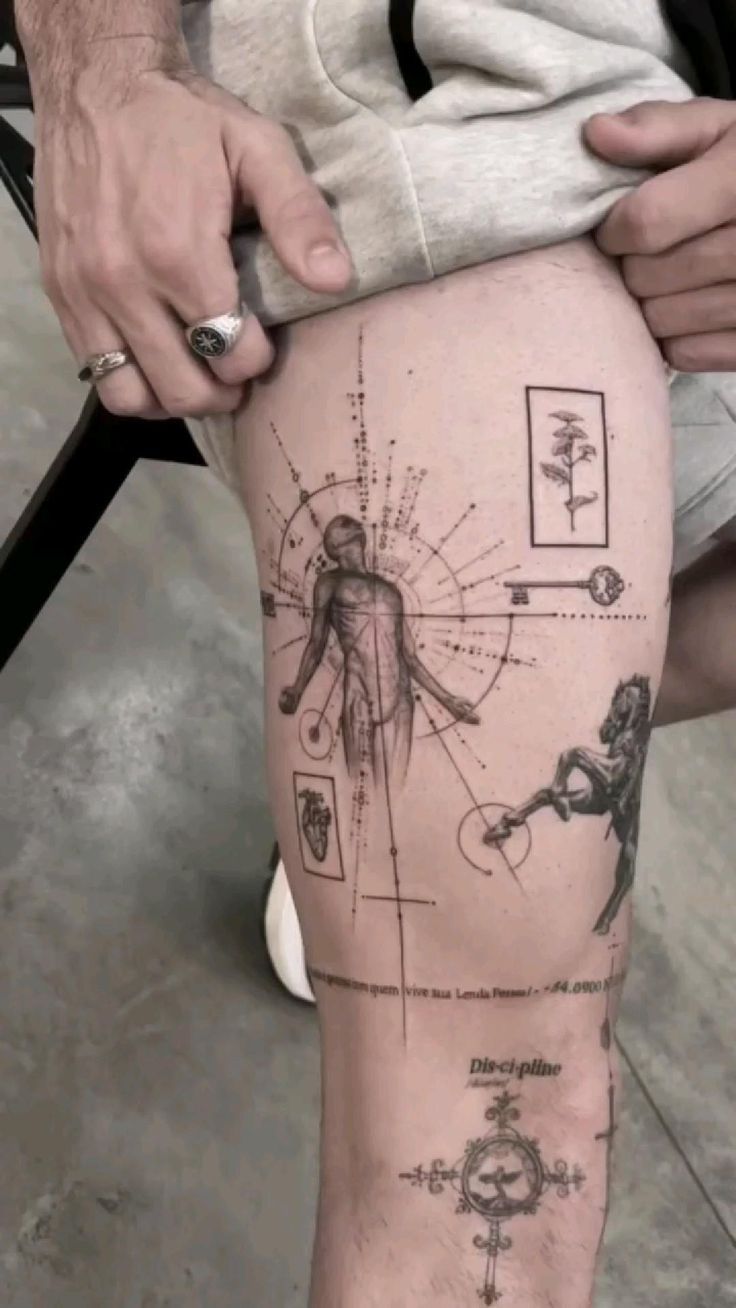 leg tattoos