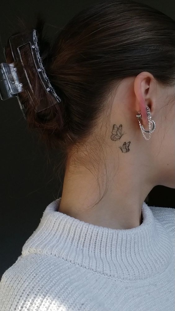 neck tattoos women