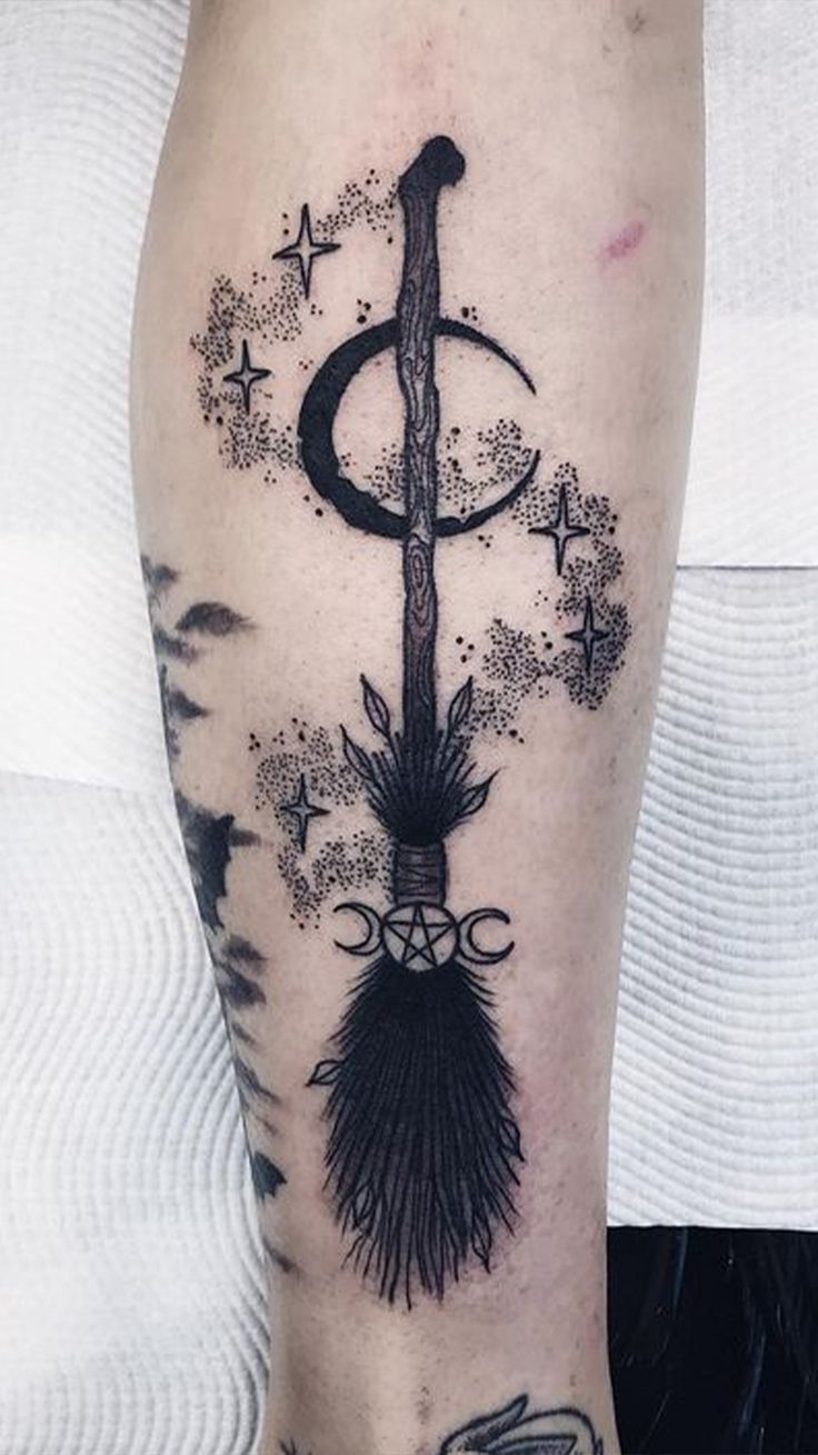 Spellbinding Witchy Tattoo Ideas to Cast a Magical Spell