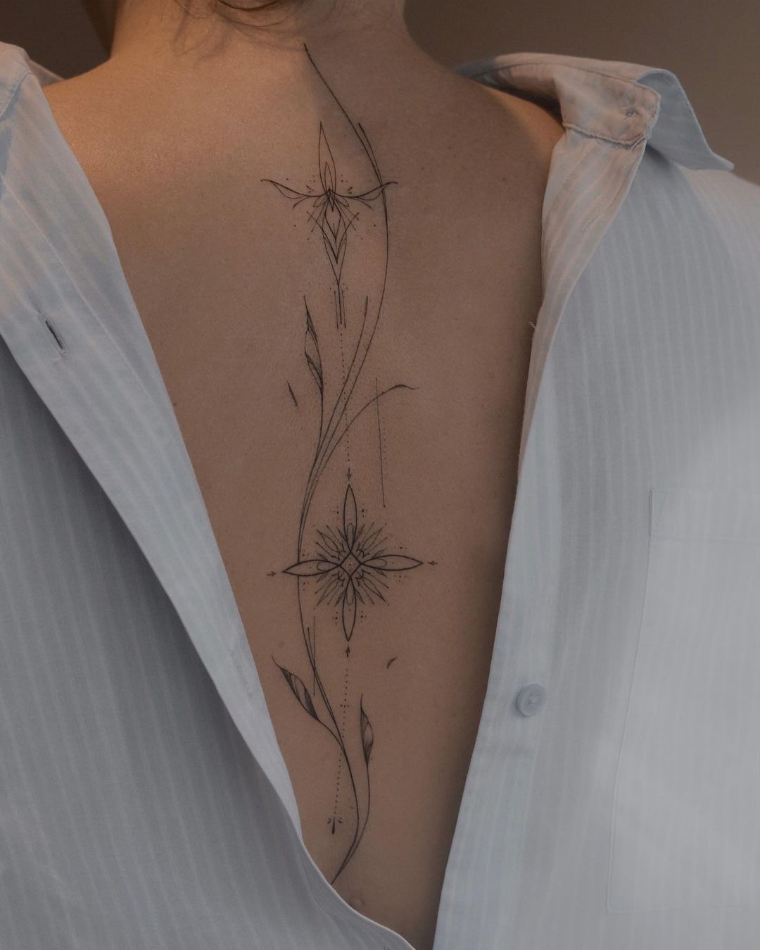 spine tattoos for women