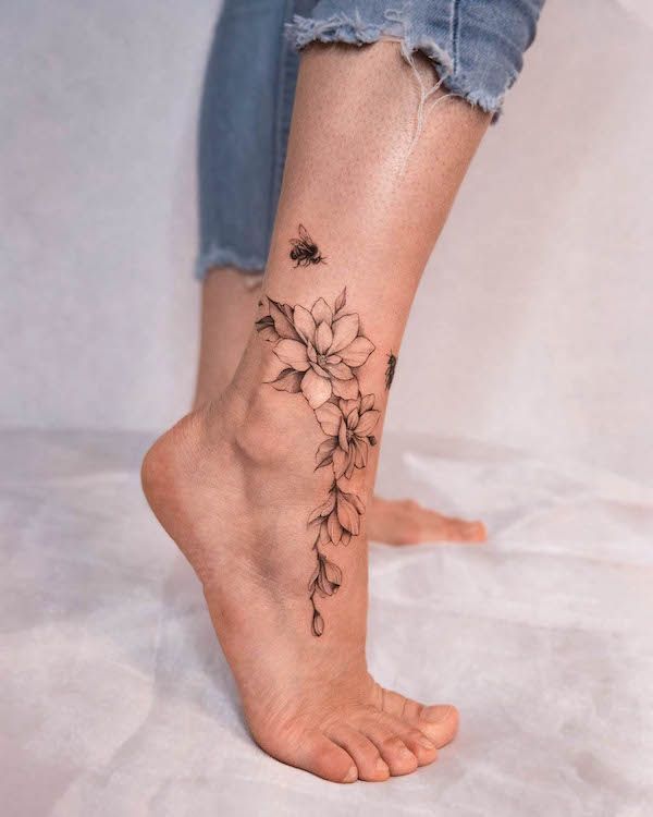 tattoo on leg