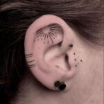 tattoo behind ear