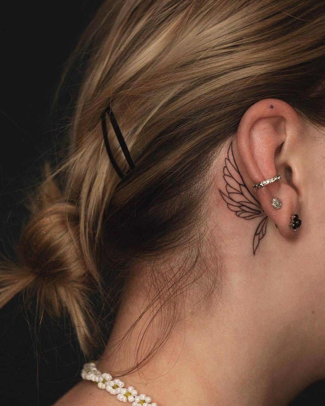 tattoo behind ear