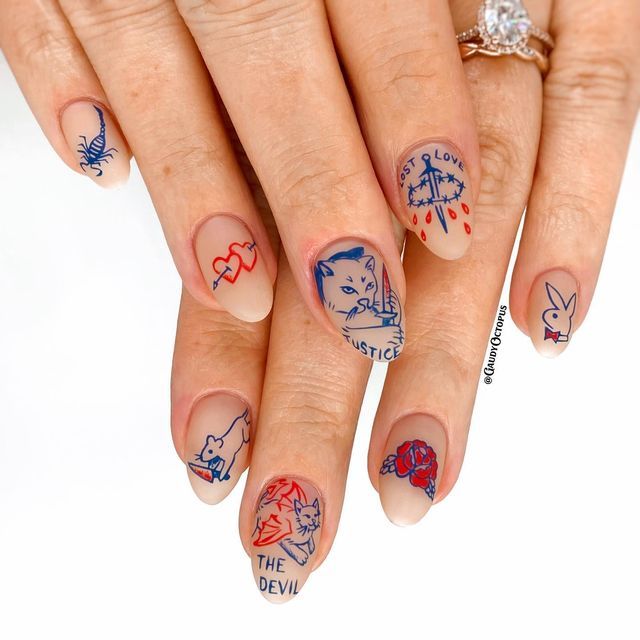 tattoo nails