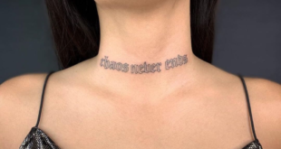 neck tattoo