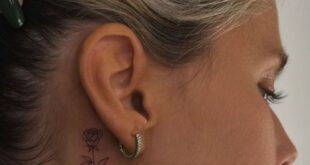 tattoo behind ear