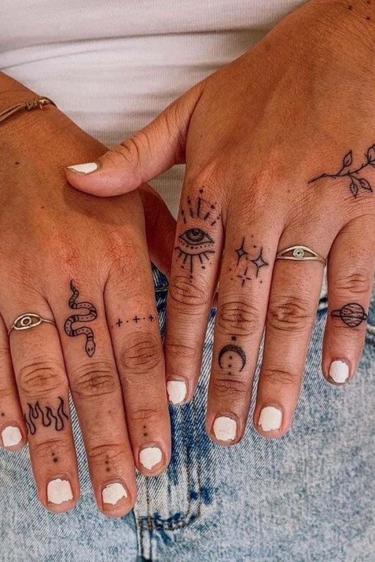 hand tattoos