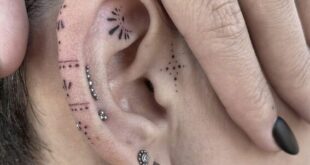 tattoo behind ear