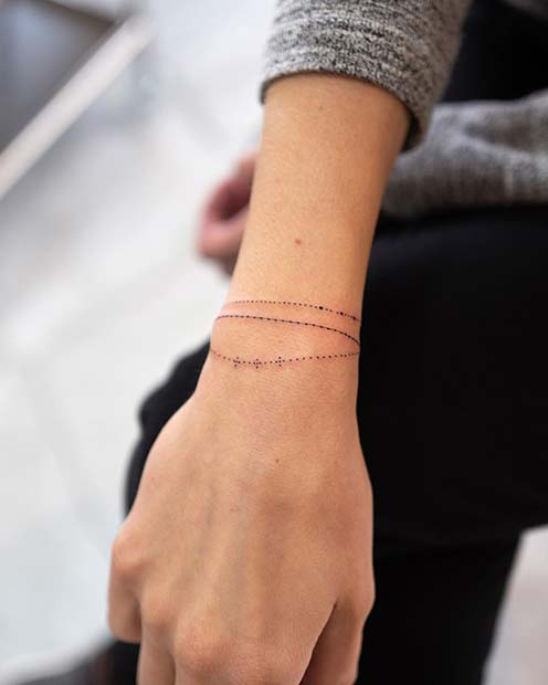 The Trendy Craze of Tattoo Bracelets: A Stylish and Personalized Fashion Statement