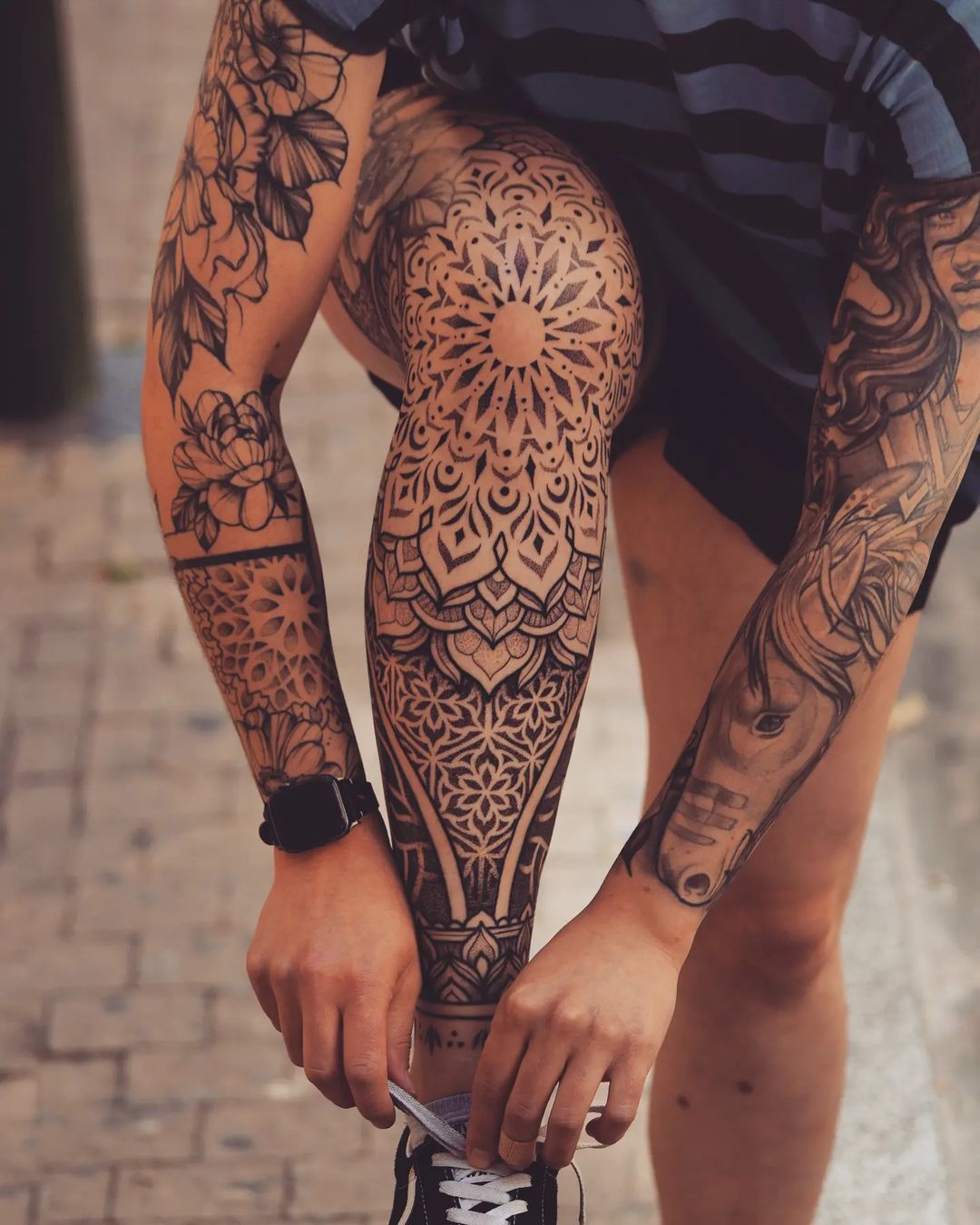 tattoo leg