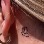 tattoo behind ear