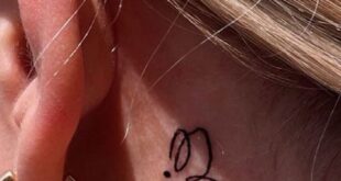 tattoo behind ear