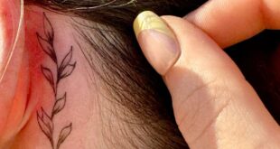 behind the ear tattoo ideas