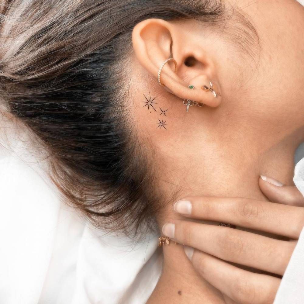 Unique Behind the Ear Tattoo Ideas: Small and Stylish Designs for a Subtle Statement