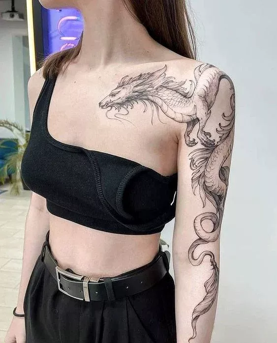 shoulder tattoos for women