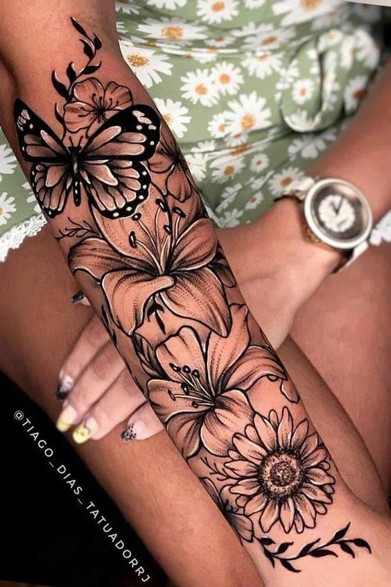 Beautiful Tattoo Ideas for Female Sleeve Designs