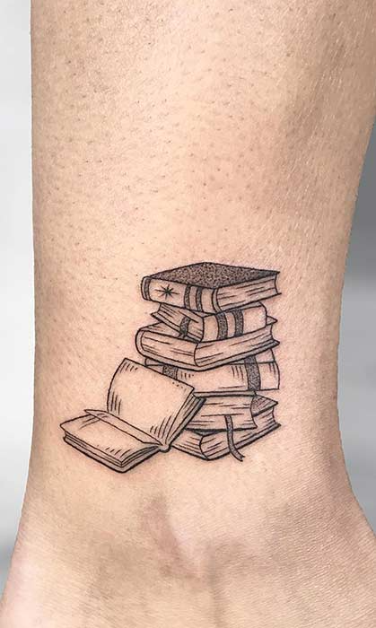 book tattoo ideas