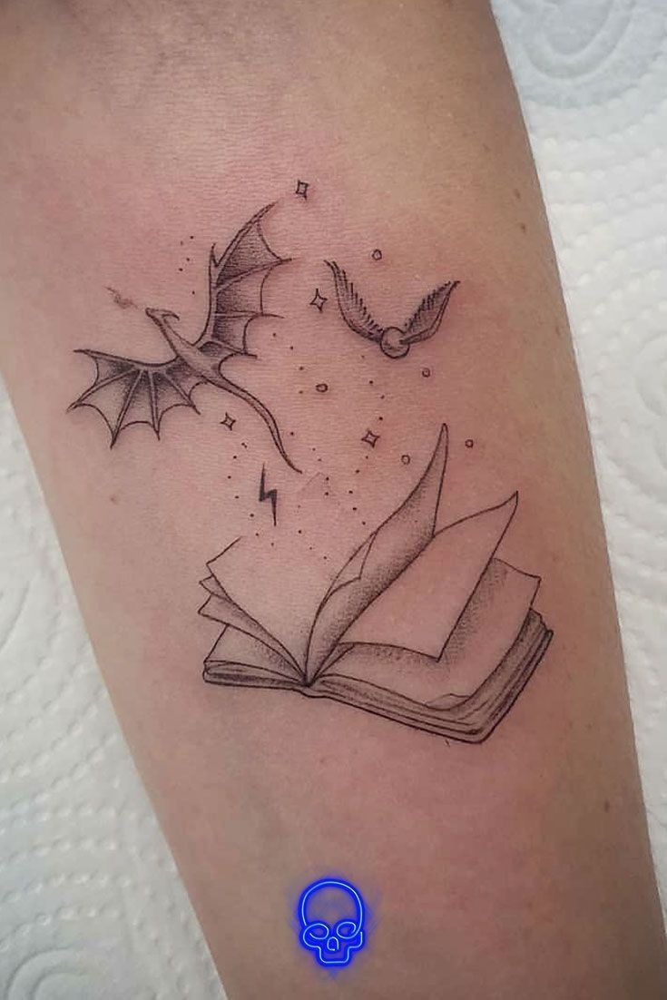 book tattoo ideas