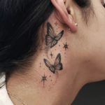 behind the ear tattoo ideas