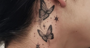 behind the ear tattoo ideas