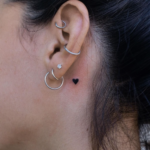 behind the ear tattoo ideas