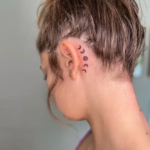 behind the ear tattoo ideas