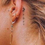 behind the ear tattoo ideas