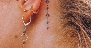 behind the ear tattoo ideas