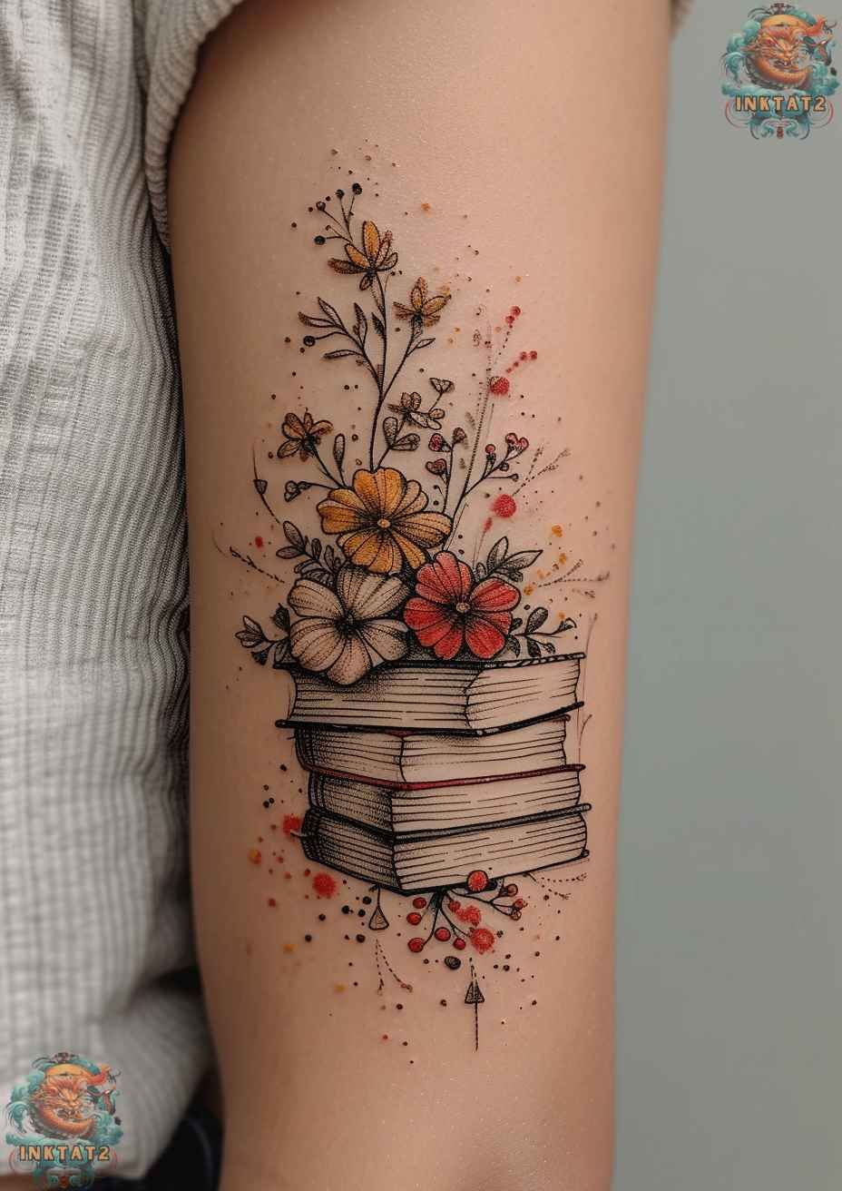 book tattoo ideas