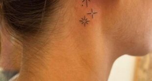 behind the ear tattoo ideas