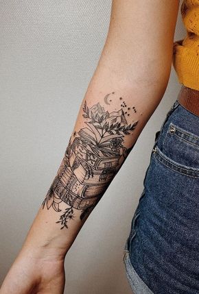 book tattoo ideas