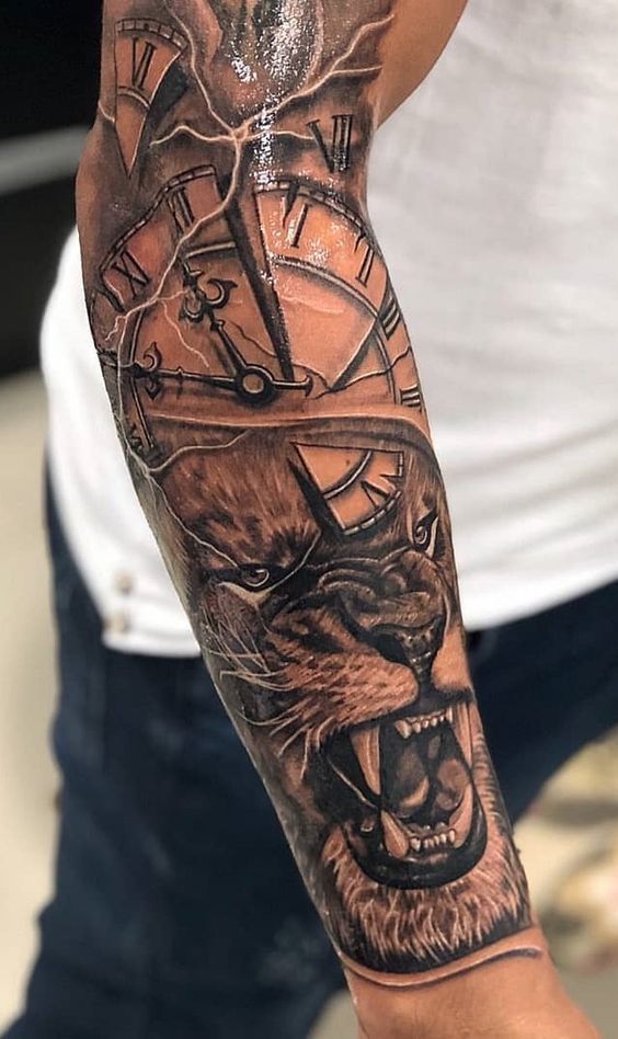 Unique and Masculine Sleeve Tattoo Designs for Men