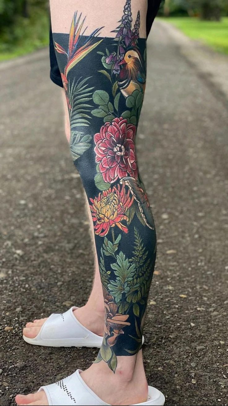 tattoo leg