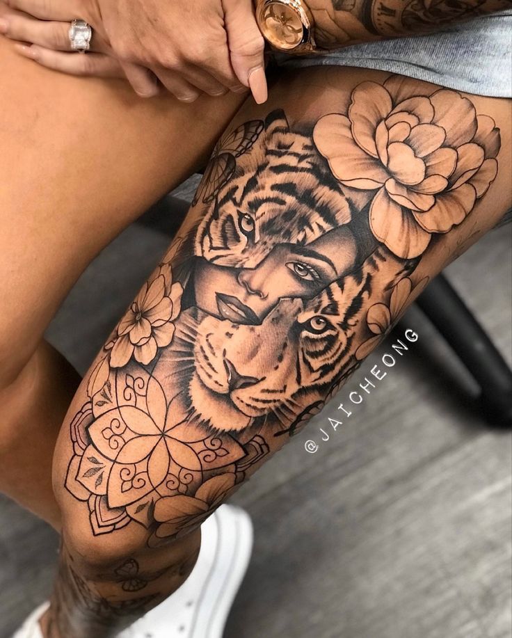 tattoo leg