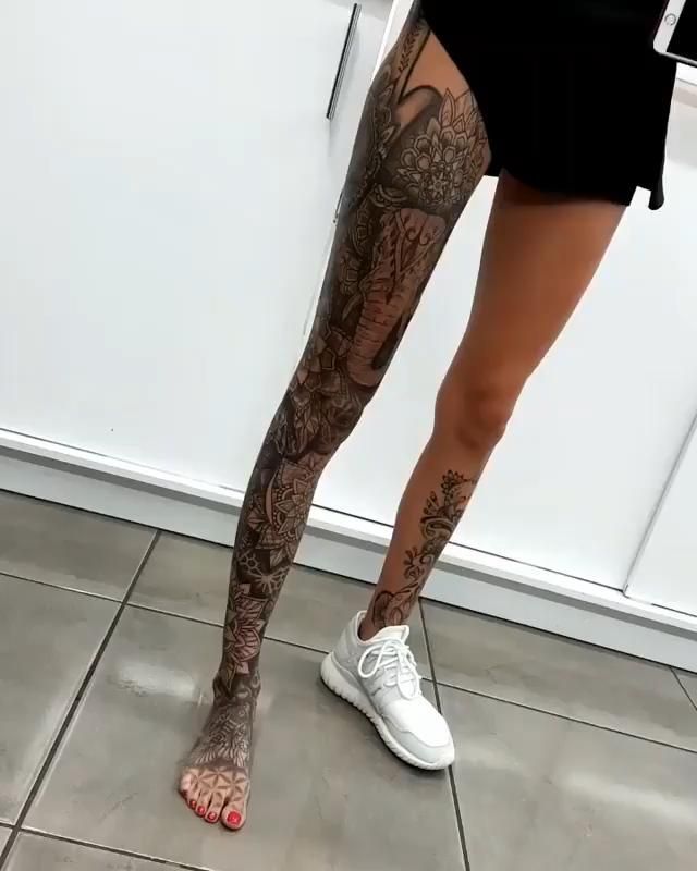 tattoo leg