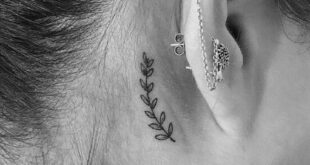 behind the ear tattoo ideas