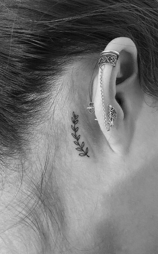 Unique and Stylish Behind the Ear Tattoo Ideas for a Subtle Statement