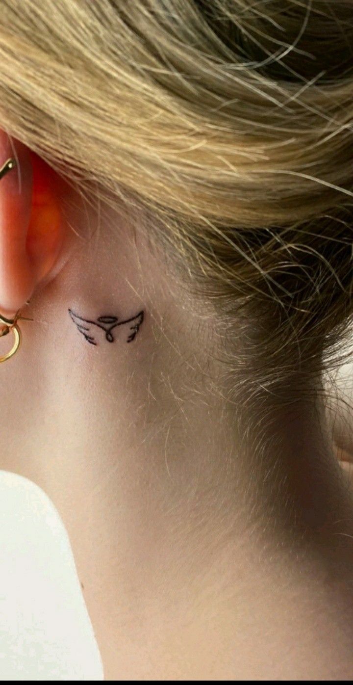 behind the ear tattoo ideas