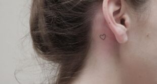 behind the ear tattoo ideas