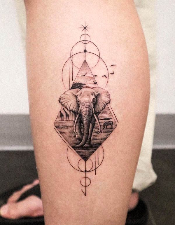 The Beauty and Symbolism of Elephant Tattoos