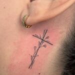 behind the ear tattoo ideas