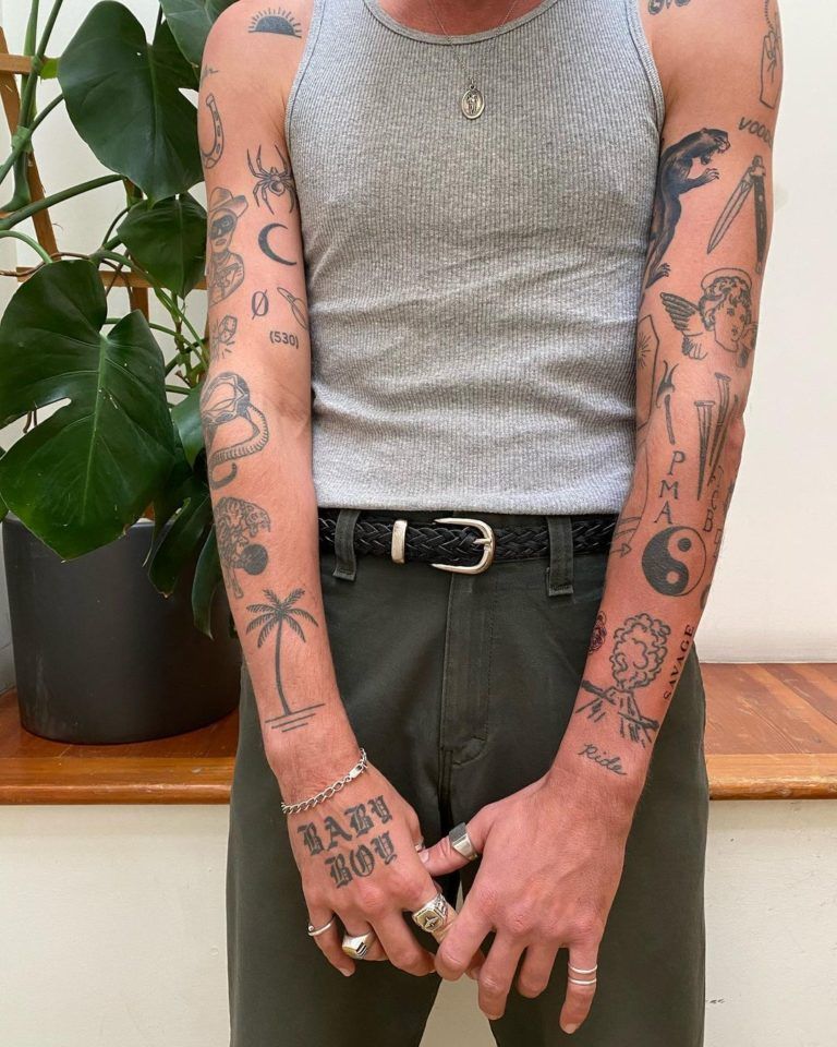 Unique Patchwork Tattoo Ideas for a One-of-a-Kind Look