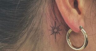 behind the ear tattoo ideas