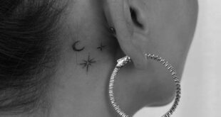 behind the ear tattoo ideas