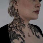 neck tattoos women