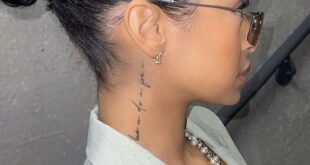 behind the ear tattoo ideas