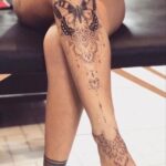 leg tattoos women